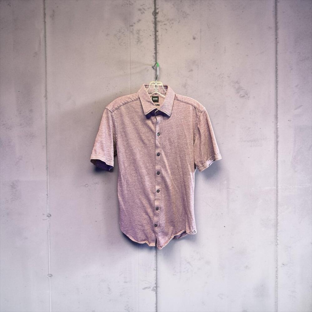 Hugo Boss men's button-up Short Sleeve Shirt Size S
